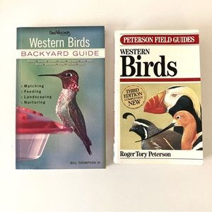 2 Western Birds Identification Books Peterson Field Guides Bird Watcher's Digest
